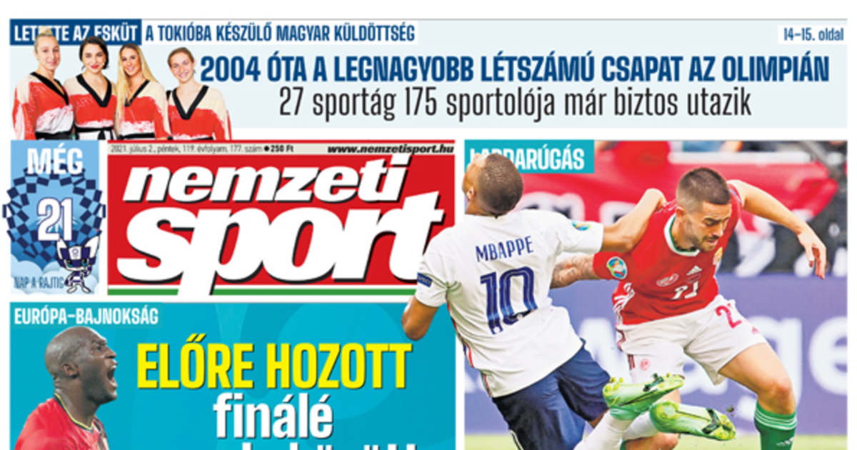 2021.07.02. Nemzeti Sport