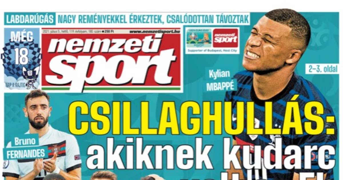 2021.07.05. Nemzeti Sport Online Napilap