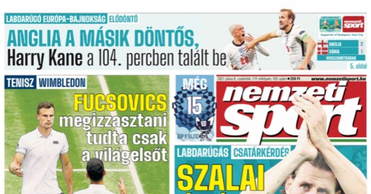 2021.07.08. Nemzeti Sport