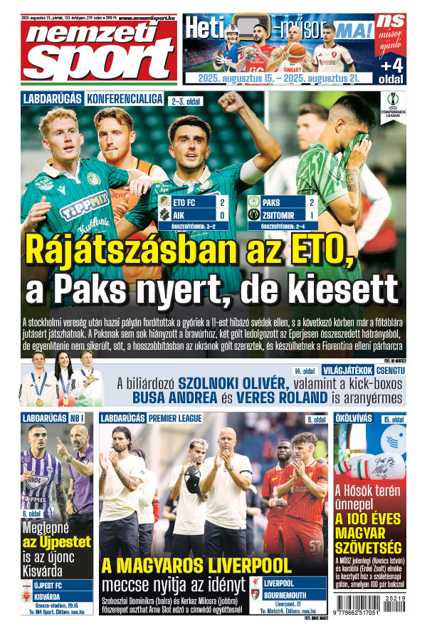 Lapszám: 2025.08.15.