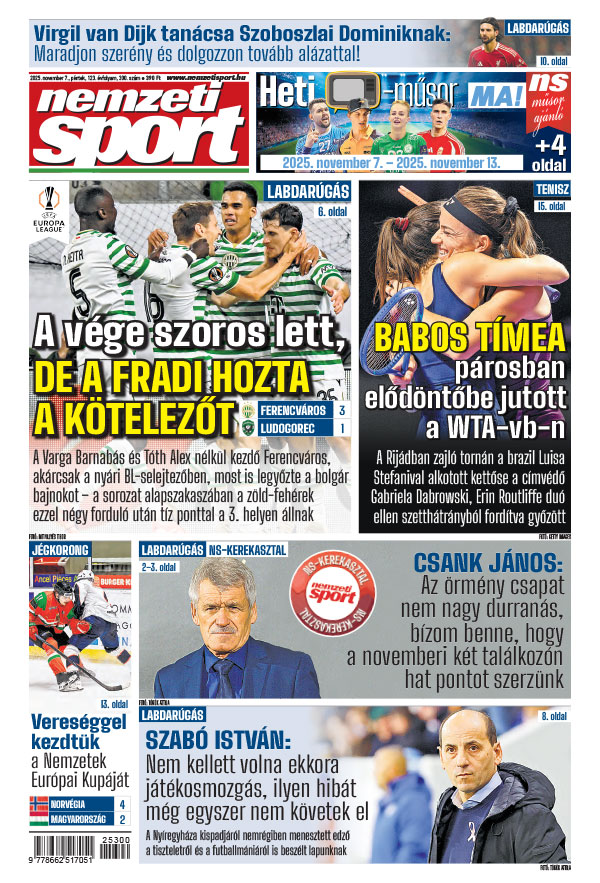 Lapszám: 2025.11.07.