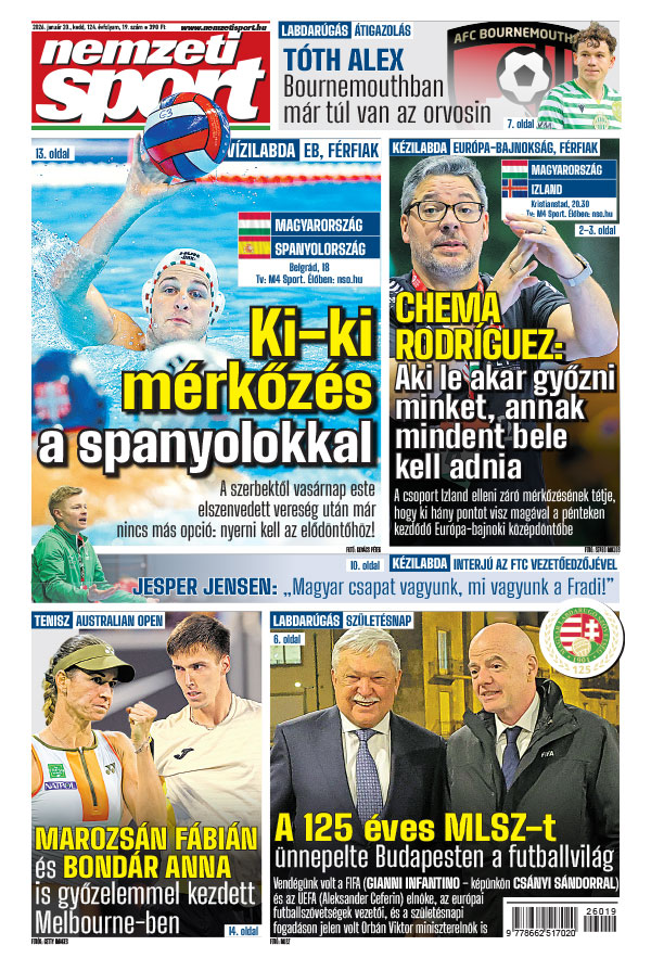 Lapszám: 2026. 01. 20.