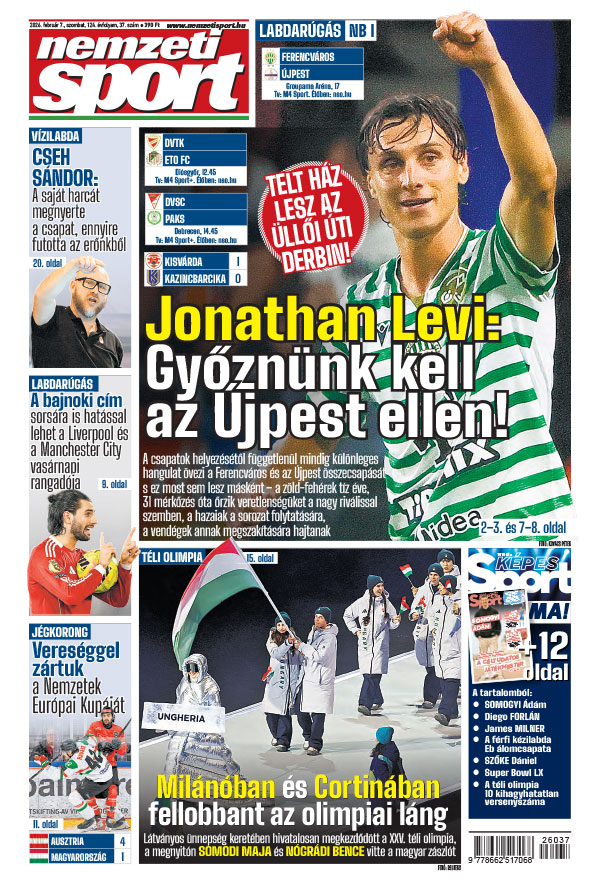 Lapszám: 2026. 02. 07.