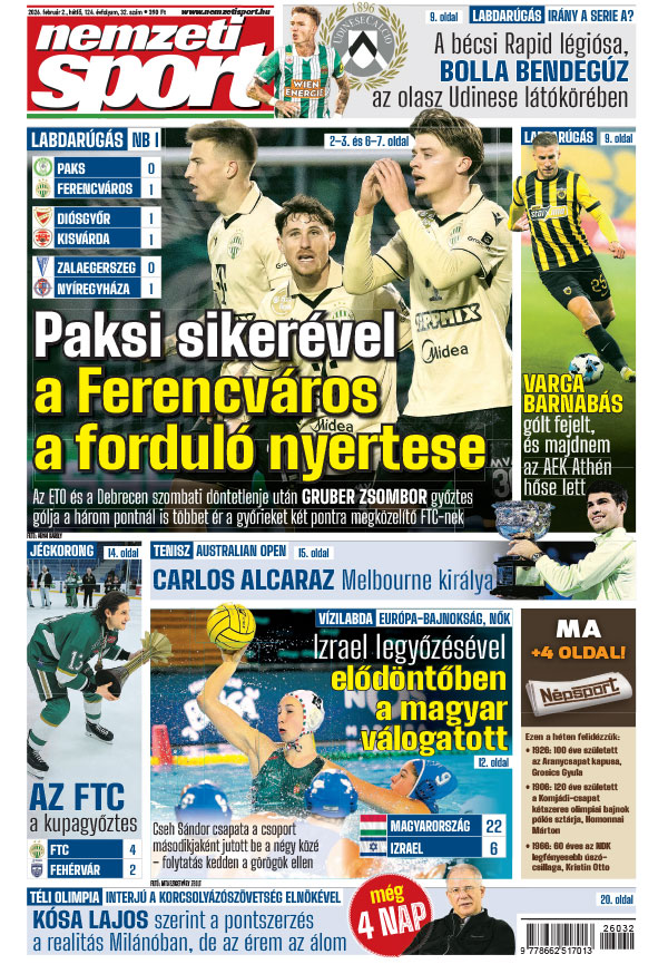 Lapszám: 2026. 02. 02.